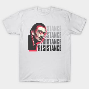 vintage retro dali resistance T-Shirt